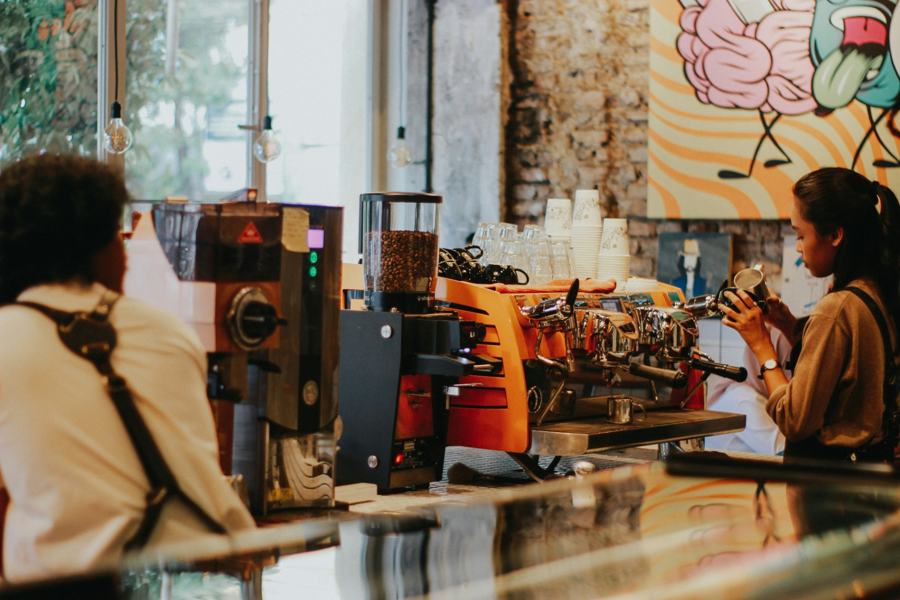 Cafenea cu espressor profesional